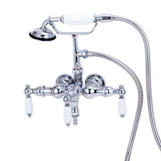 Elizabethan Classics ECTW02 Wall Mount Clawfoot Tub Faucet with Hand Shower   Bathtub Faucets