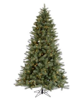 Blue Albany Pre lit Spruce Christmas Tree   Christmas