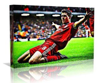 Steven Gerrard Liverpool F.C. Pop Art auf Rahmen Leinwand Kunstdruck   Zeitgeme Kunst   Football Art   auf Rahmen bereit zum Aufhngen   Buy two or more get Free UK Delivery   Oneblankwall , 20 inch x 24 inch Küche & Haushalt