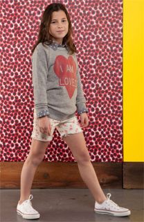 Peek Shirt, Sweater, Shorts & Sneaker (Toddler, Little Girls & Big Girls)