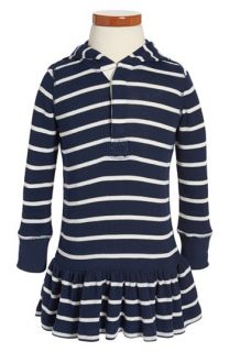 Ralph Lauren Hooded Knit Dress (Toddler Girls)