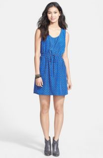 BeBop Split Back Polka Dot Dress (Juniors)
