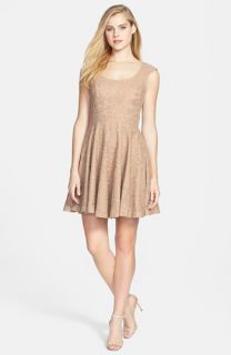 Jessica Simpson Lace Fit & Flare Dress