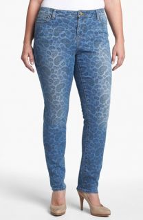 MICHAEL Michael Kors Paisley Print Jeans (Plus Size)