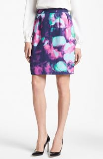 kate spade new york barry abstract floral print skirt