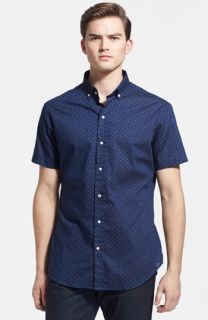 Ralph Lauren Black Label Short Sleeve Geometric Print Sport Shirt