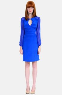 3.1 Philip Lim Colorblock Stretch Silk Shift Dress