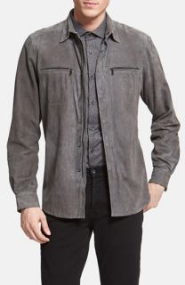 Kenneth Cole Collection Suede Shirt Jacket