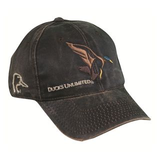 Ducks Unlimited Weathered Cotton Adjustable Hat Ducks Unlimited Hunting Hats