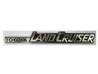 TOYOTA LAND CRUISER Cover Car Plastic Coating By Chrome Badge Emblem 3d Logo 
