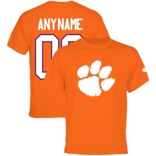 Clemson Tigers Personalized Football Name & Number T Shirt   Orange