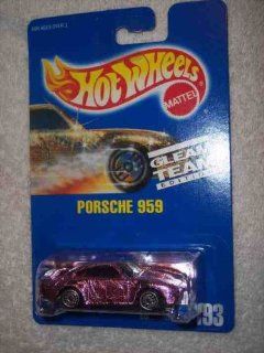 #193 Porsche 959 Dark Pink Collectible Collector Car Mattel Hot Wheels Toys & Games