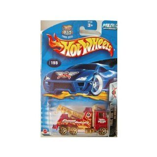 Mattel Hot Wheels 2003 164 Scale Final Run Red Rig Wrecker 1/12 Die Cast Car #195 Toys & Games