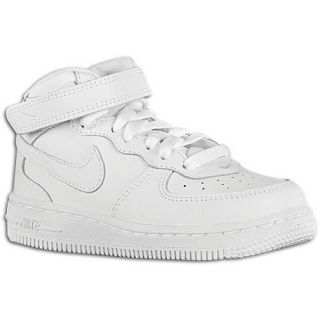 Nike Air Force 1 Mid   Boys Toddler   Basketball   Shoes   White/White