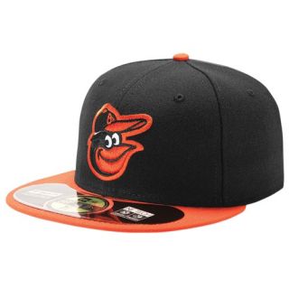 New Era MLB 59Fifty Authentic Cap   Mens   Baseball   Accessories   Baltimore Orioles   Black