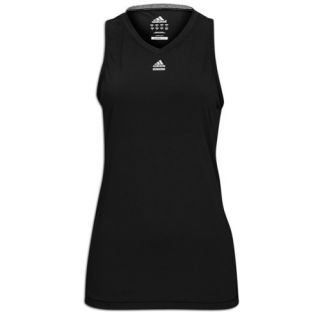 adidas Techfit Sleeveless T Shirt   Womens   Training   Clothing   Black/Dark Grey Heather