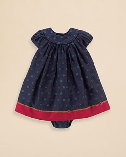 Ralph Lauren Childrenswear Infant Girls' Equestrian Print Dress   Sizes 9 24 Months's