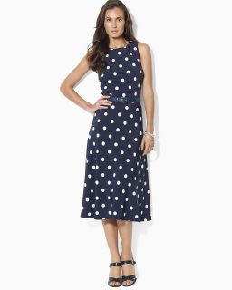 Lauren Ralph Lauren Petites Dress   Sleeveless Polka Dot Print's