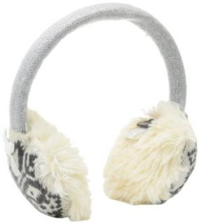 Muk Luks Women's Snow Bunny Faux Fur Earmuffs, Multi, One Size