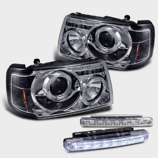 2001 2008 FORD RANGER DUAL HALO HEADLIGHTS PROJECTOR + 8 LED FOG BUMPER LAMPS Automotive