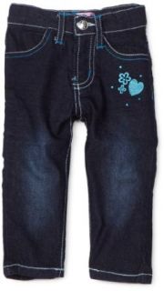 Pink Angel Baby girls Infant Skinny Jean, Medium Blue, 18 Months Clothing