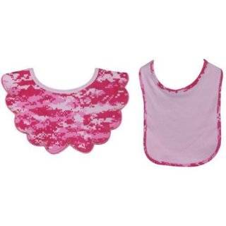 Outdoor Baby Girl Princess Bib Set One Size Digital Pink Camouflage Baby