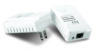 TRENDnet 200 Mbps Compact Powerline Ethernet AV Adapter Kit TPL 306E2K�(White) Computers & Accessories