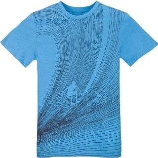 Life is good Men's Cool Ripple Surf T Shirt, Small, Summer Turquoise Sports & Outdoors