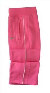 Nike Girls Warm Up Fleece Sweat Pants Pink Small Clothing