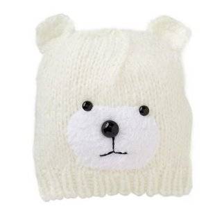 Children's Polar Bear Knit Beanie Hat, OSFM Baby