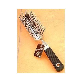 Ambassador Hairbrushes (By Faller)   #6606 Rectangular/Vent Plastic Pin   Hairbrushes   Silver Metal/Plastic Colored Handles (Modern Design)  Hair Brushes  Beauty