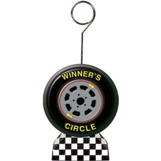 Racing Tire Photo/Balloon Holder Party Accessory (1 count) Kitchen & Dining
