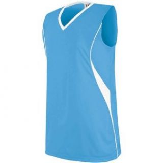 High Five Womens Wave Columbia Blue White Softball Jersey Clothing