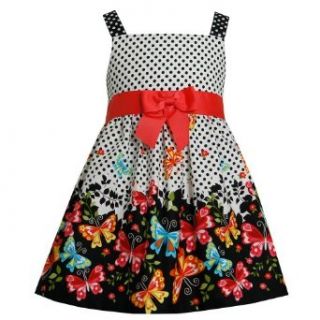 Jessica Ann by Bonnie Jean   Butterfly and Polka Dot Sun Dress   Girls (3T) Clothing