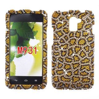 FULL DIAMOND CRYSTAL STONES COVER CASE FOR HUAWEI PREMIA M931 CHEETAH PRINT Cell Phones & Accessories