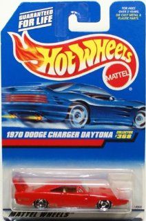 Mattel Hot Wheels 1998 164 Scale Red 1970 Dodge Charger Daytona Die Cast Car Collector #368 Toys & Games