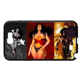 Cartoon Series Wonder Woman Hard Plastic Samsung Galaxy Note 2 N7100 Case Back Protecter Cover COCaseP 4 Cell Phones & Accessories