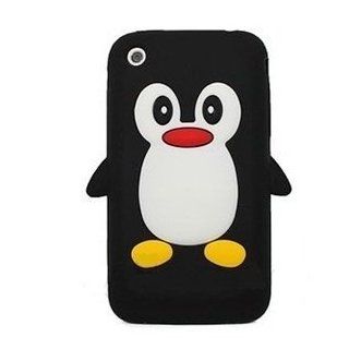 Tinkerbell Trinkets� Apple iPhone 3 3G 3GS BLACK Penguin Cute Animal Silicone / Skin / Case / Cover / Shell / Protector / Cellphone / Phone / Smartphone / Accessories. Cell Phones & Accessories