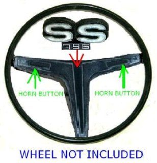Chevelle Steering Wheel Emblem (SS 396), Deluxe Wheel Automotive