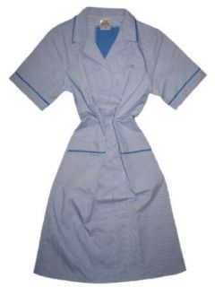 Beech Tree Traditional Uniform Dress in Blue & White Pinstripe Size 26