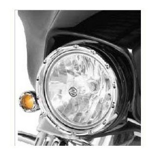 Arlen Ness 08 408 LED 'Fire Ring' Running Light For Harley Davidson Softail 7" Factory Headlights Automotive