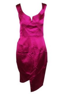 Black Halo Womens Pink Sapp Silky Sleeveless V Neck Sheath Dress 12 Clothing