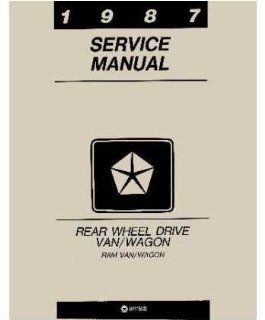 1987 Dodge Ram Van Shop Service Repair Manual Book Engine Drivetrain Wiring OEM Automotive