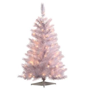 Vickerman Crystal White Spruce 4.5 Artificial Christmas Tree with 180