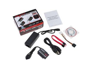 SABRENT USB DSC5 2.5"/3.5"/5.25" SATA/IDE to USB 2.0 Converter Adapter With Power Supply & LED Activity Lights