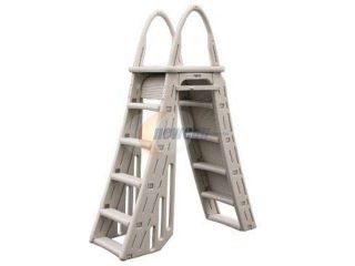CONFER 7200 Guard Heavy Duty A Frame Aboveground Swimming Pool Ladder 48" 54"