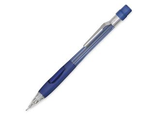 Pentel Quicker Clicker Mechanical Pencil, 0.70 mm, Transparent Blue Barrel