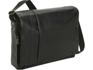 Kenneth Cole Reaction "What's The Bag Idea?" Full Grain Leather Laptop Messenger Bag