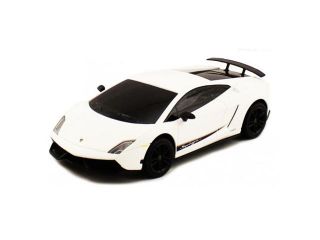 Officially Licensed 1:24 Lamborghini Gallardo LP570 4 Superleggera RC Car (White) Remote Control by AirsoftRC