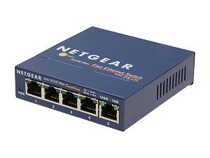 NETGEAR 5 Port 10/100 Business Class Desktop Switch (FS105NA)